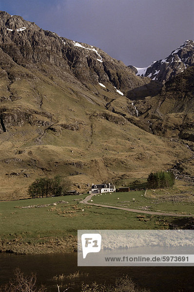 Glencoe Hochlandregion Schottland Vereinigtes Königreich Europa