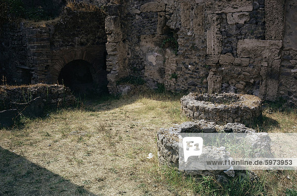 Bäckerei  Pompeji  UNESCO World Heritage Site  Campania  Italien  Europa