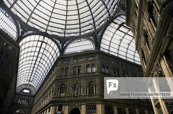 Galerie Umberto  Einkaufs-Arkade  Neapel  Kampanien  Italien  Europa