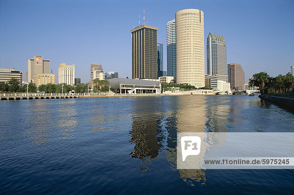 City Skyline  Tampa  Gulf coast  Florida  Vereinigte Staaten von Amerika (U.S.A.)  Nordamerika