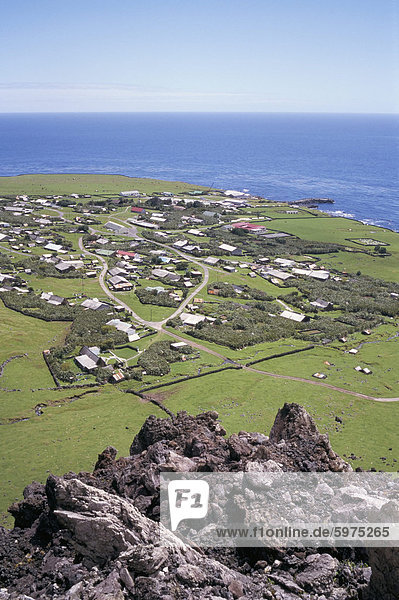 Edinburgh  genommen vom Vulkanausbruch 1961 entfernt  Tristan Da Cunha  Atlantik  Mid Atlantic