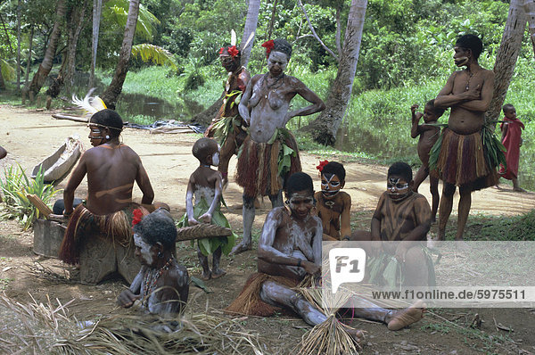 Frau Dekoration Pazifischer Ozean Pazifik Stiller Ozean Großer Ozean Papua-Neuguinea