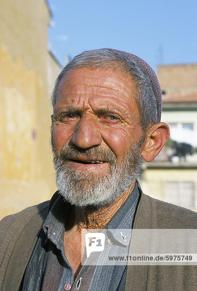 Porträt eines alten Mannes  Konya  Anatolien  Türkei  Kleinasien  Asien
