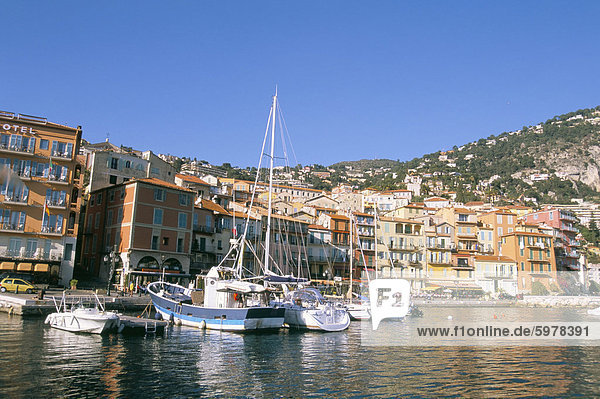 Villefranche Sur Mer  Cote d ' Azur  Provence  Côte d ' Azur  Frankreich  Mittelmeer  Europa
