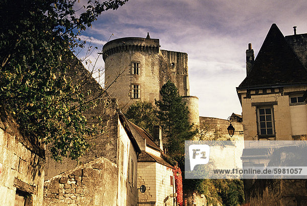 Zitieren Medievale (Burgviertel)  Loches  Indre-et-Loire  Loire-Tal  Centre  Frankreich  Europa