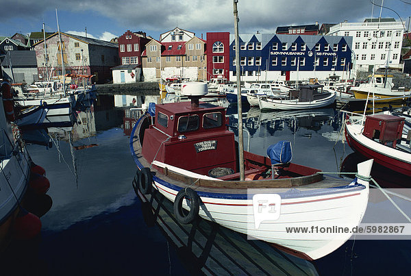 Thorshavn  Färöer  Dänemark  Europa