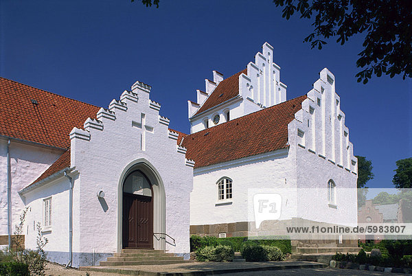 Die Kvaerndrup Kirche  Fünen  Dänemark  Skandinavien  Europa