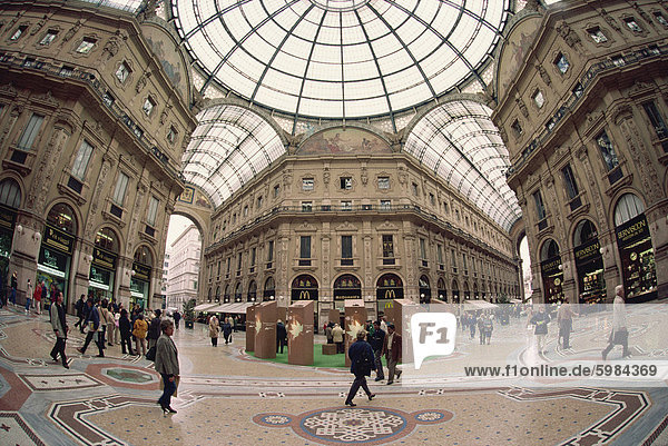 Galleria Vittorio Emanuele  Milan  Lombardy  Italy  Europe