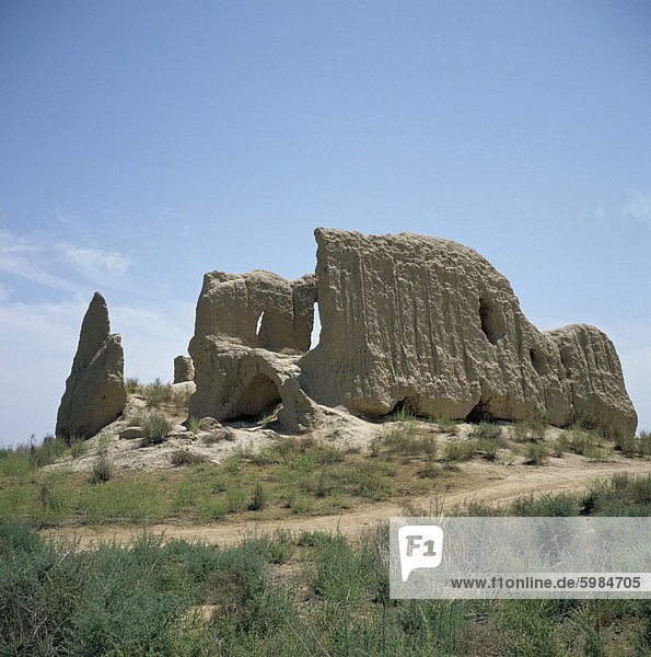 IGIT-Kala Festung aus dem 6. Jahrhundert  alte Merv  UNESCO Weltkulturerbe  Turkmenien  Turkmenistan  Zentralasien  Asien