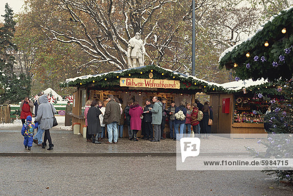 Christmas Market  Wien  Österreich  Europa