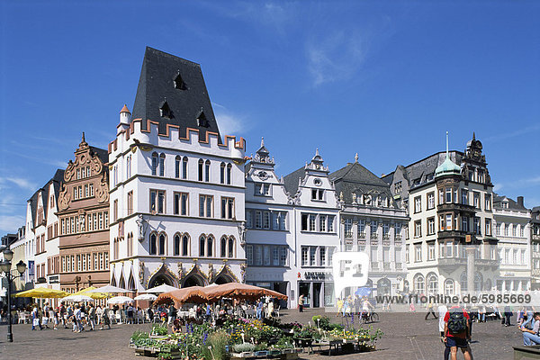 Hauptmark (Marktplatz)  Trier  Rheinland-Pfalz  Deutschland  Europa