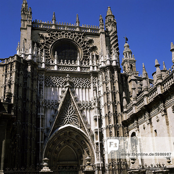 Kathedrale von Sevilla  Sevilla  Andalusien  Spanien  Europa