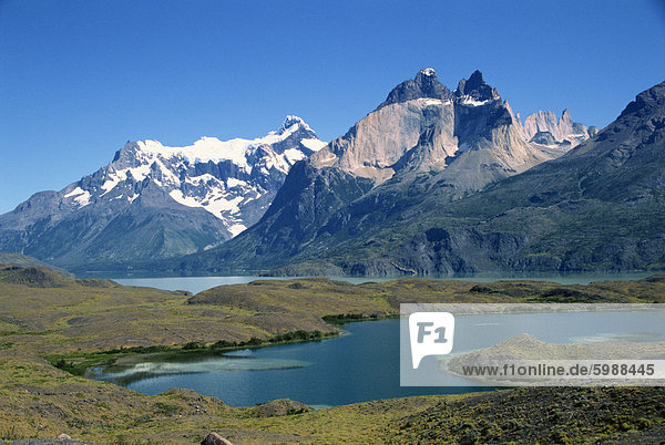 Lake Nordenskjold in the Torres del Paine National Park in Chile  South America