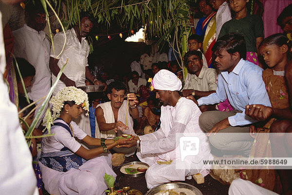 Village wedding  Andhra Pradesh  India  Asia