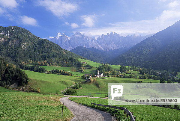 Val di Funes  Trentino-Südtirol  Dolomiten  Tirol  Italien  Europa