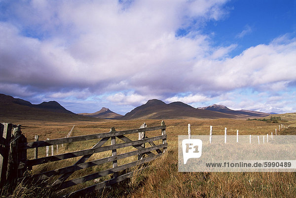 Inverpolly National Nature Reserve  Coigach  Wester Ross  Hochlandregion  Schottland  Vereinigtes Königreich  Euope