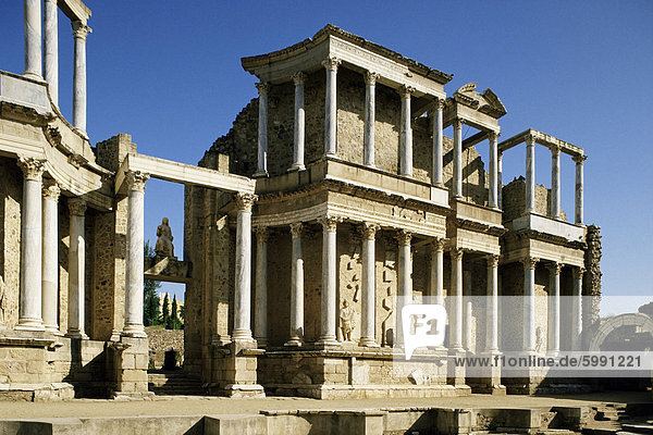 Römische Arena  Merida  UNESCO Weltkulturerbe  Extremadura  Spanien  Europa