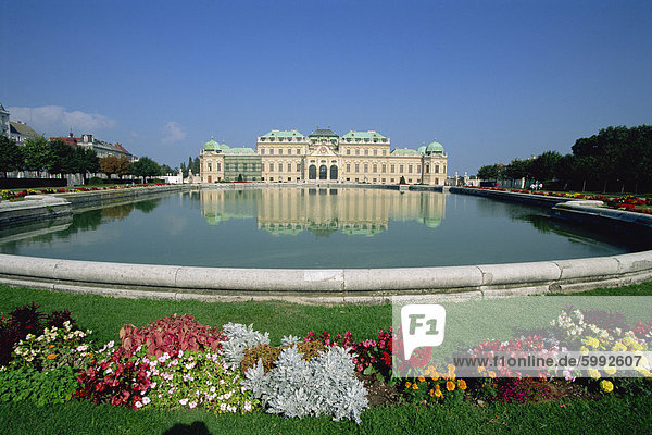 Wien Hauptstadt Europa Schloss Belvedere Österreich
