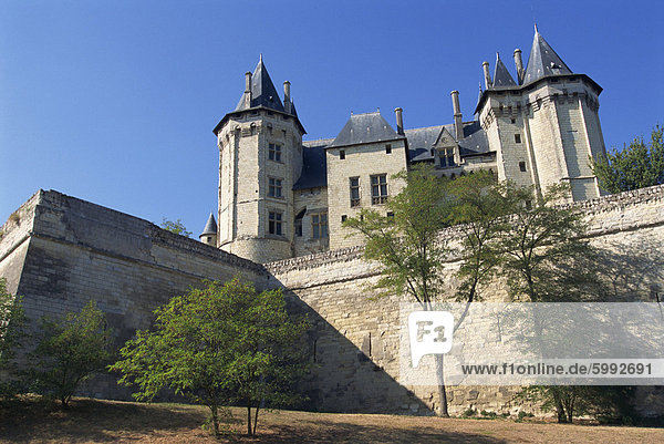 Schloss Saumur  Pays De La Loire  Frankreich  Europa