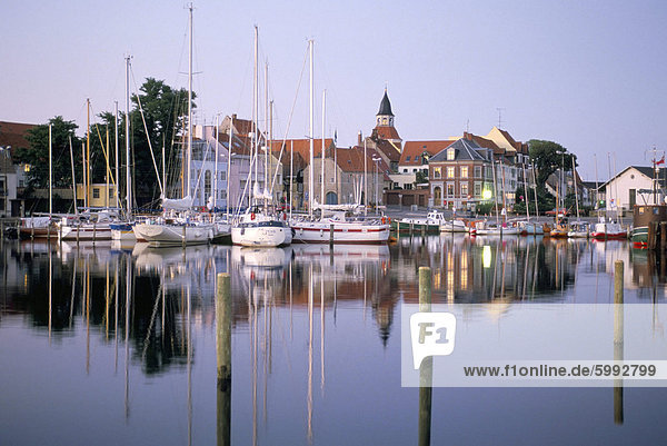 Faborg harbour  Insel Fünen  Dänemark  Skandinavien  Europa