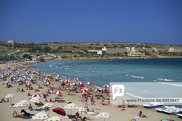 Europa Strand Tourist Insel Bucht Malta