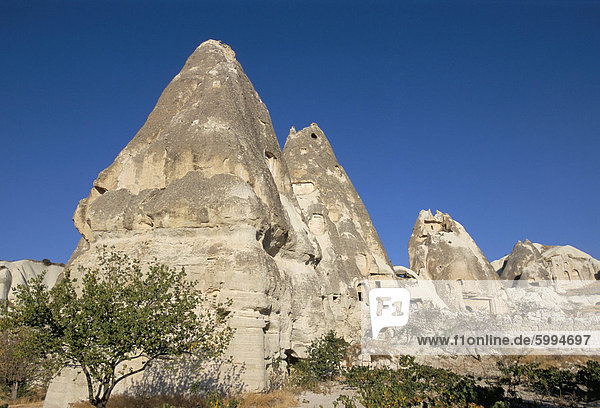 Felsformationen  Cappadocia  Anatolien  Türkei  Kleinasien  Asien