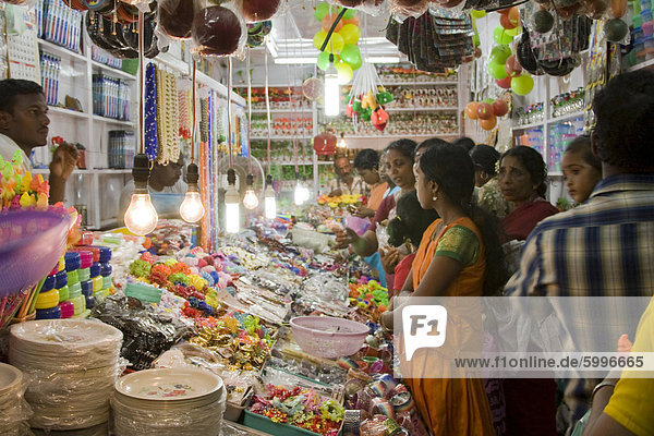 Shop near Kanyakumari beach  Tamil Nadu  India  Asia