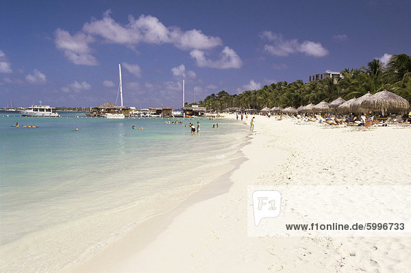 Palm Beach  Aruba  Karibik  niederländische Karibik  Zentralamerika