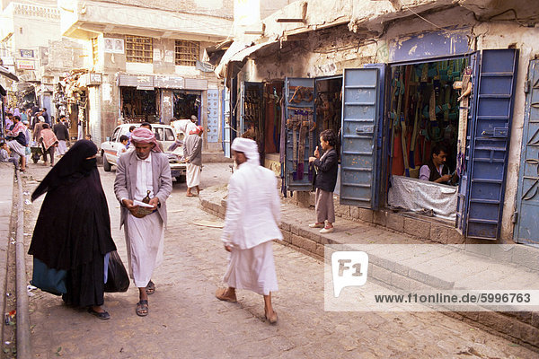 Bazaar  Old Town  Sana'a  Republic of Yemen  Middle East