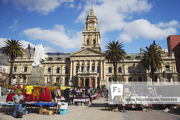 Markt außerhalb Rathaus  City Bowl  Cape Town  Western Cape  Südafrika  Afrika