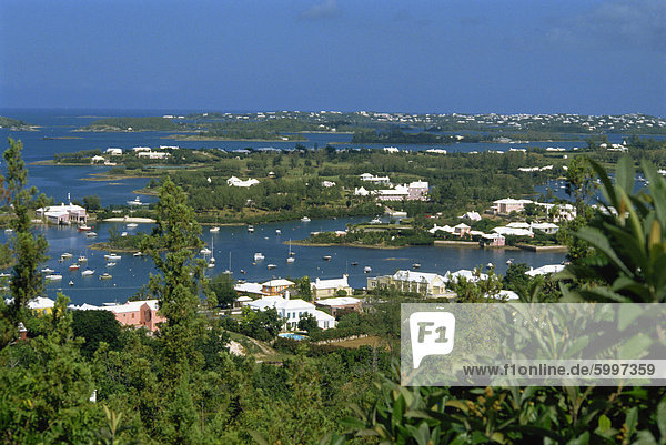 View from Gibbs Hill  Bermuda  Central America