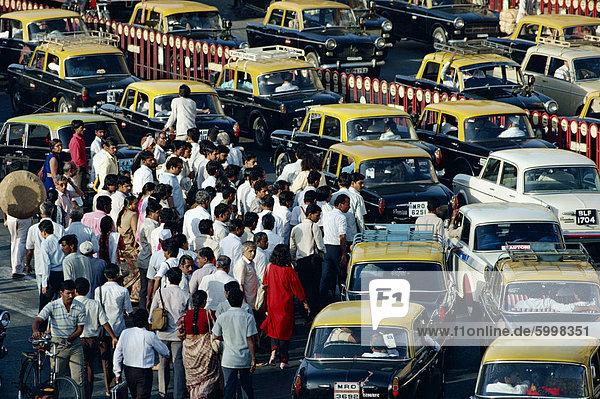 Hauptverkehrszeit in Mumbai (Bombay)  Indien  Asien