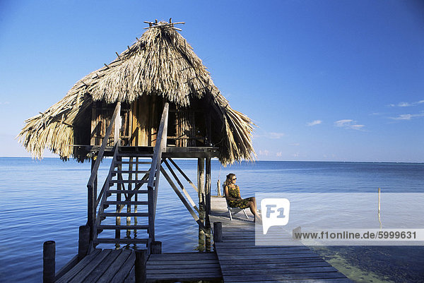 Touristische Hütte mieten  Ambergris Cay  Belize  Mittelamerika