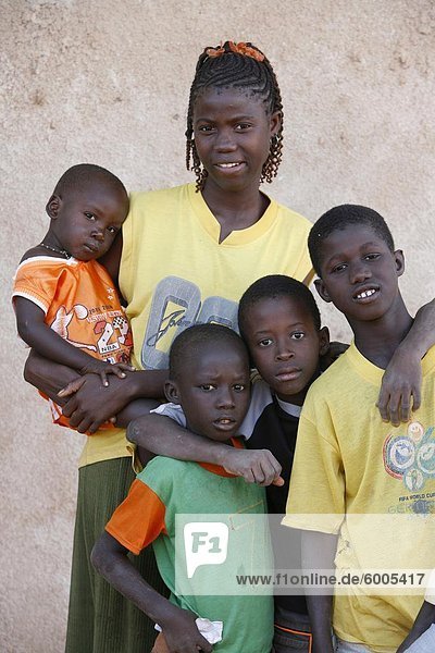 Senegalese children  Garage-Bentenier  Thies  Senegal  West Africa  Africa