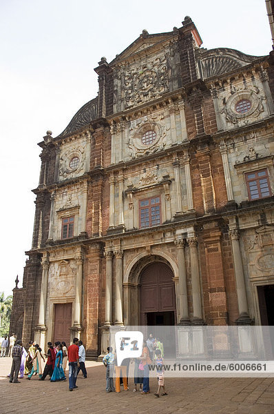 Die Basilica von Bom Jesus  erbaut 1594  UNESCO Weltkulturerbe  Old Goa  Goa  Indien  Asien