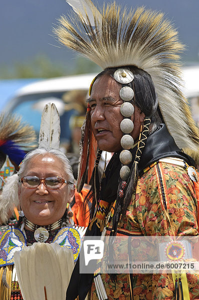 Indianische Powwow  Taos  New Mexico  Vereinigte Staaten von Amerika  Nordamerika