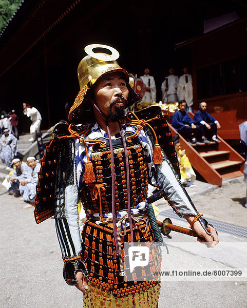 Das Samurai-Festival am Toshogu-Schrein  Nikko  Japan  Asien
