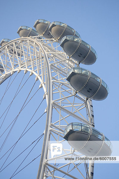 London Eye (Detail)  London  England  Vereinigtes Königreich  Europa