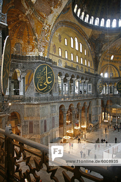 Die Hagia Sophia  UNESCO-Weltkulturerbe  Istanbul  Türkei  Europa