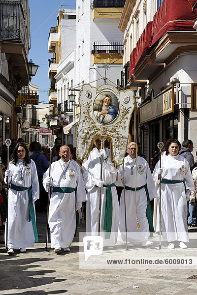 Europa Heiligkeit Andalusien Ende Prozession Spanien Woche