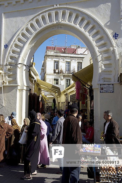 Gateway to the Medina  Tangiers  Morocco  North Africa  Africa