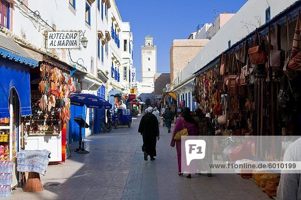 Basar in der Küstenstadt Stadt von Essaouira  UNESCO World Heritage Site  Marokko  Nordafrika  Afrika