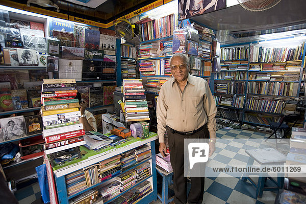 Mr. G. M. Singhvi  Owner of Books Corner  an excellent small bookshop in Jaipur  Rajasthan  India  Asia