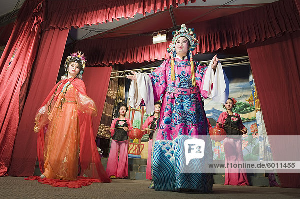 Taiwanesische chinesische Oper  Georgetown  Penang  Malaysia  Südostasien  Asien