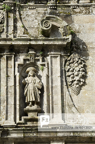 Puerta Santa Tür  Kathedrale von Santiago  Santiago De Compostela  Galicien  Spanien  Europa