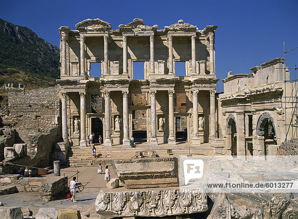 The Celsus Library  Ephesus  Anatolia  Turkey  Asia Minor  Asia
