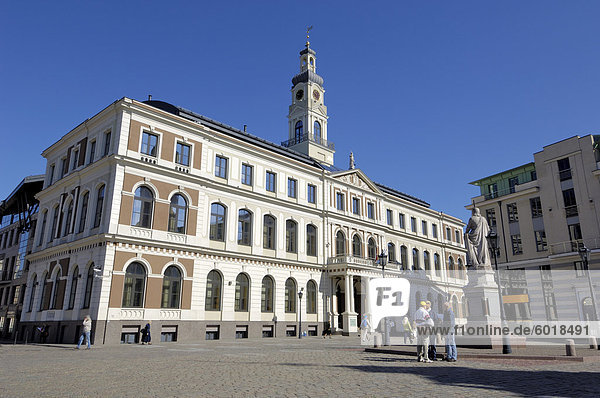 Ratsnams (Rathaus)  Riga  Lettland  Baltikum  Europa