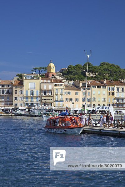Hafen Sie in St. Tropez  Var  Provence  Cote d ' Azur  Frankreich  Mediterranean  Europa