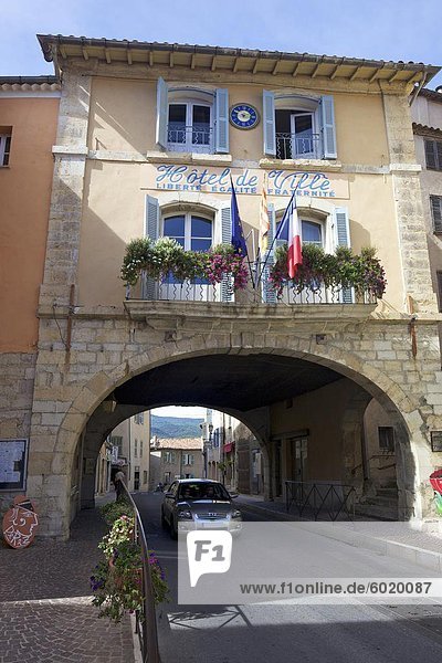 Hotel de Ville  in der alten Stadt  Fayence  Var  Provence Côte d ' Azur  Frankreich  Europa