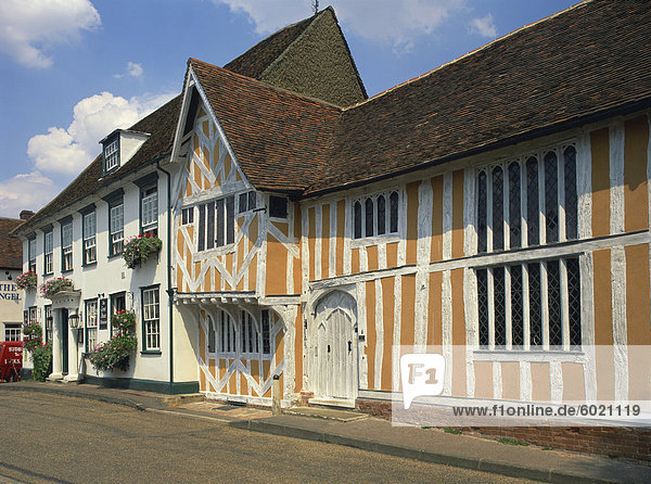 Der elisabethanischen Stil wenig Hall  Lavenham  Suffolk  England  Vereinigtes Königreich  Europa